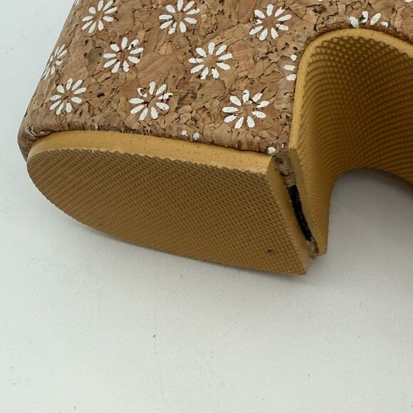Beach By Matisse Tammy Wedge Sandal Platform Slide Size 11 Daisy Cork Open Toe. - Picture 12 of 15